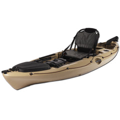 10FT full function kayak, single seat, foot rudder control system, aluminum seat, large storage space