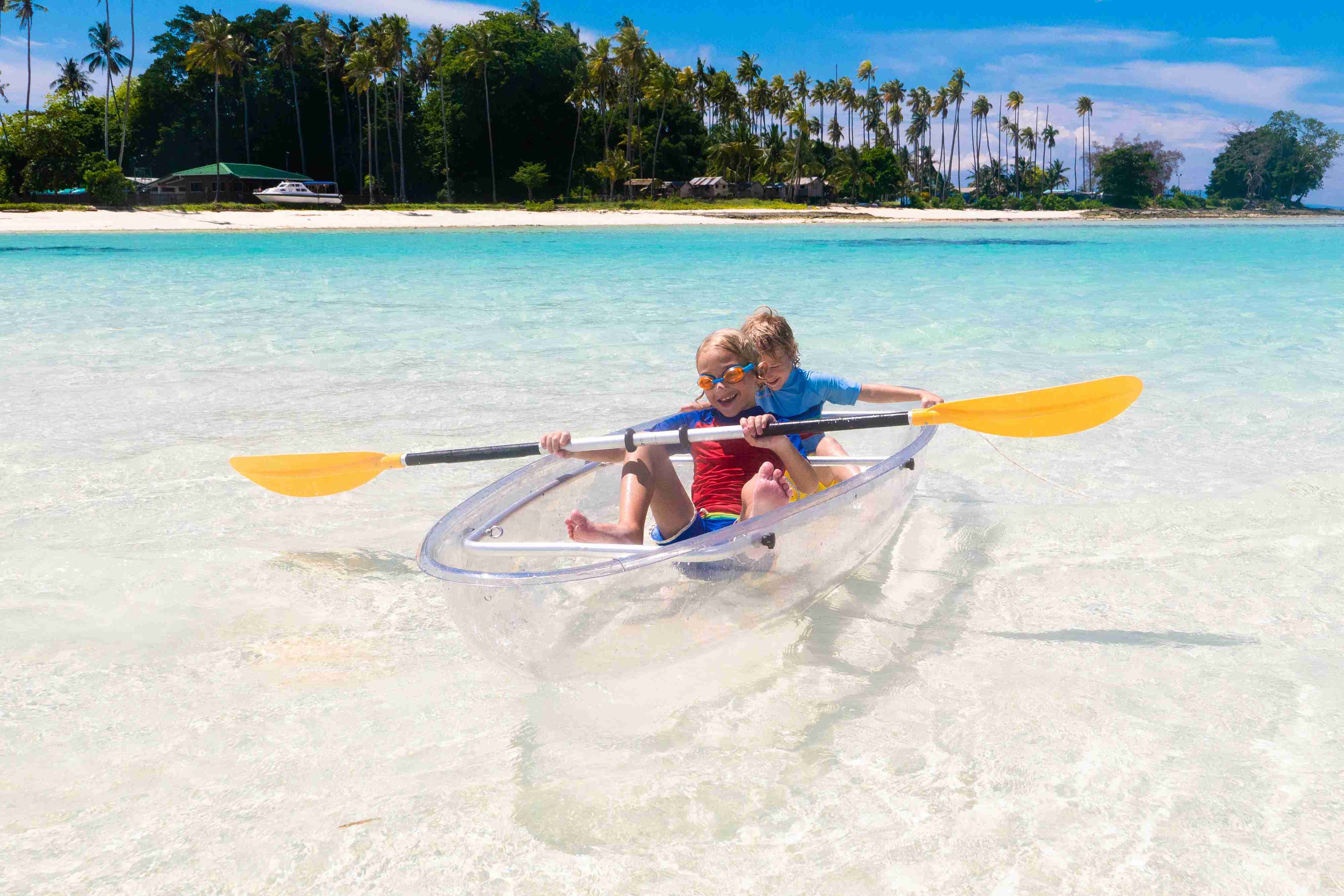 Kayak transparente de 11 pies