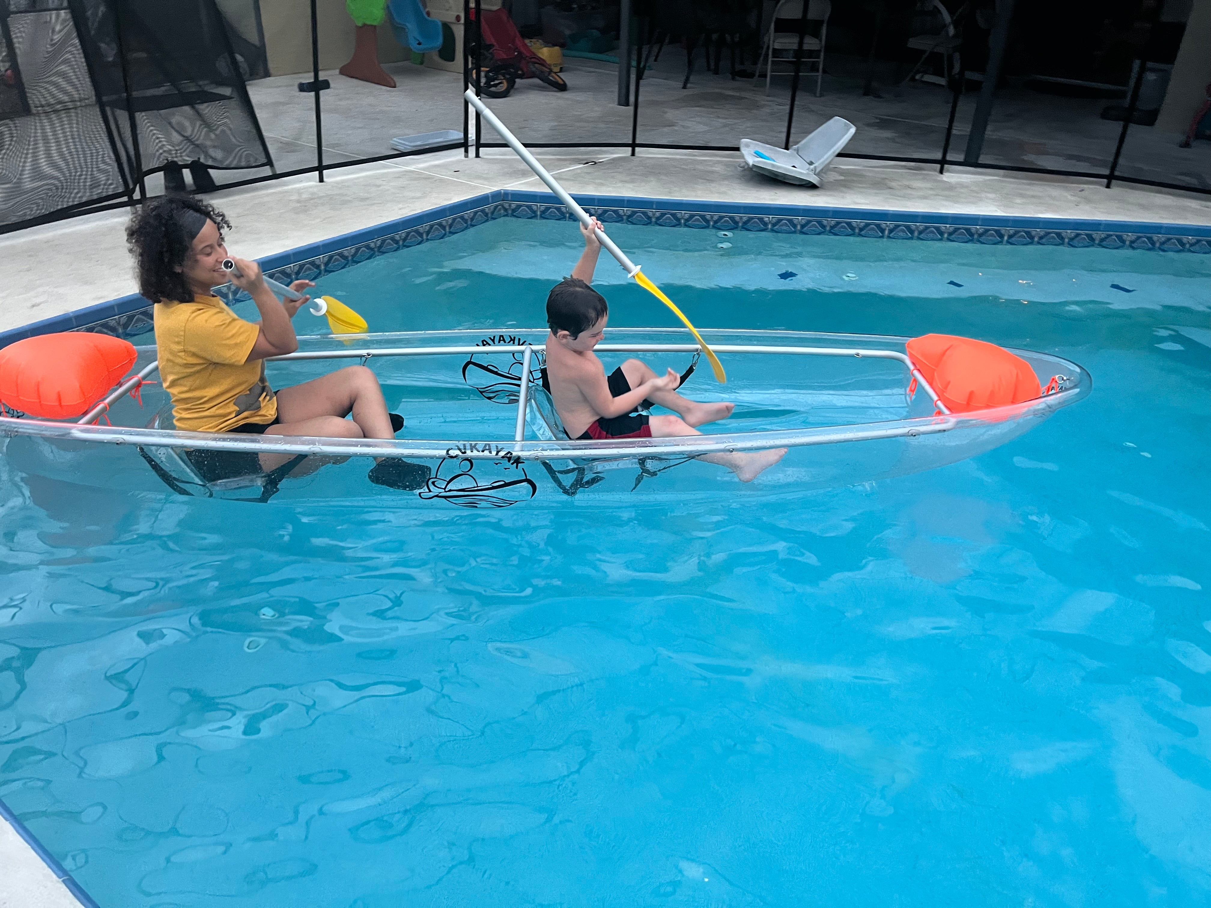 Twoseater Like Crystal Kayak Kayaks / Transparent Kayak Kayaks/ Clear CVKAYAK(ClearVue Kayaks)