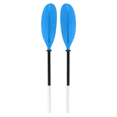 Fishing Kayak Paddle with 217cm/86in Aluminum Alloy Shaft Kayaking Boating Oar for Inflatable Kayaks