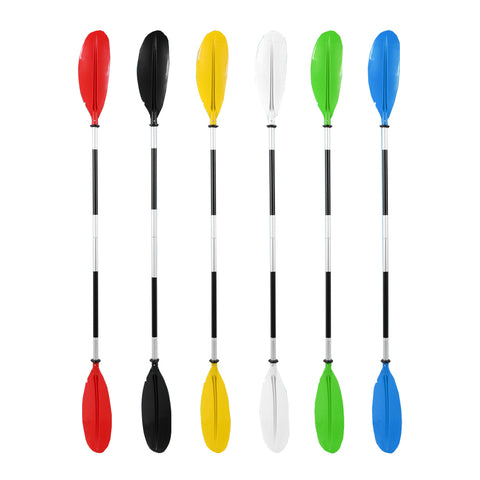 Fishing Kayak Paddle with 217cm/86in Aluminum Alloy Shaft Kayaking Boating Oar for Inflatable Kayaks