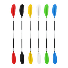 Remo de kayak de pesca con eje de aleación de aluminio de 217 cm / 86 pulgadas Remo de canotaje para kayaks inflables 