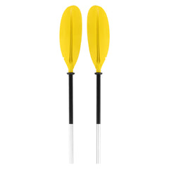 Fishing Kayak Paddle with 217cm/86in Aluminum Alloy Shaft Kayaking Boating Oar for Inflatable Kayaks